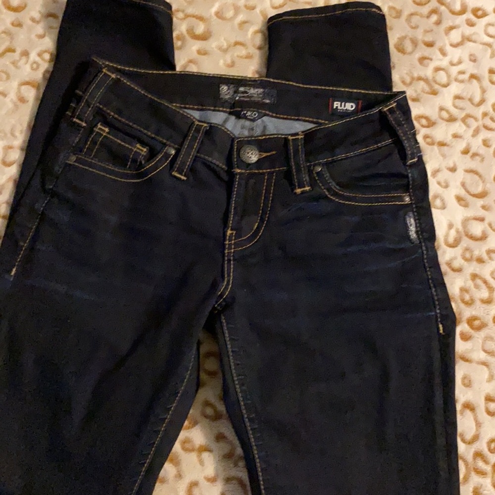 Size 27 Aiko super skinny Silver dark denim jeans